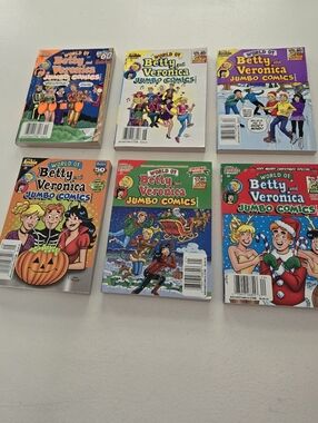 6 World of Betty and Veronica Jumbo Comics # 12, 18, 19, 20, 21, 29